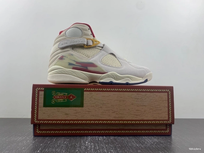 Reps TBkick FJ2850-107 Special SoleFly Su and (Friends Family Jordan Box) Retro 8 Casa Casa Mi Es 0728